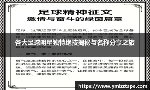 各大足球明星独特绝技揭秘与名称分享之旅